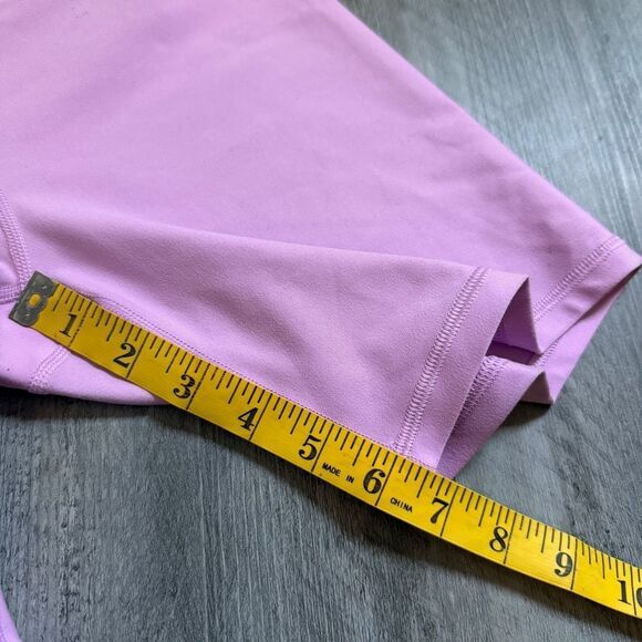 Abercrombie & Fitch YPB Bike Shorts Purple Pink Small Stretch - Picture 9 of 11